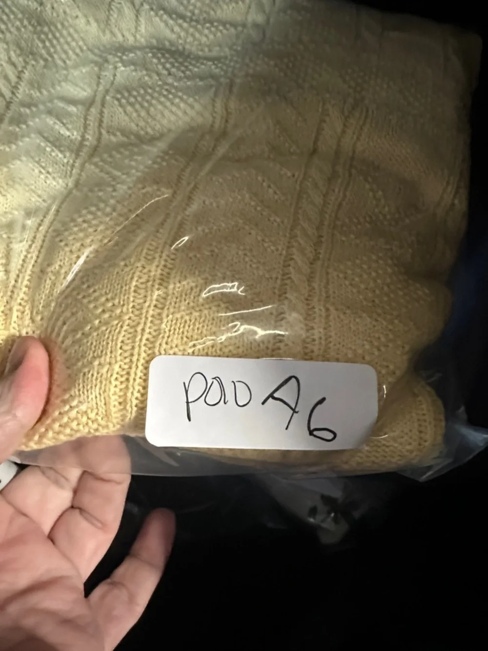 VTG M Polo Ralph Lauren Yellow Cable Knit Sweater 100% Cotton Crewneck Classic - Picture 12 of 12